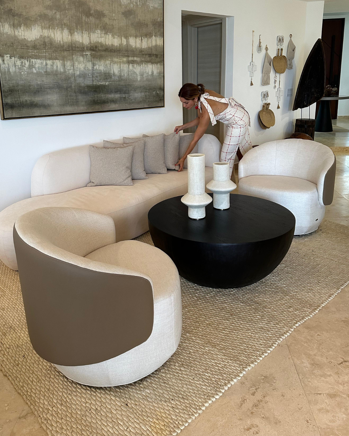 Interiorismo y remodelación de villa costera en Punta Barco Panamá - Ceci Crespo