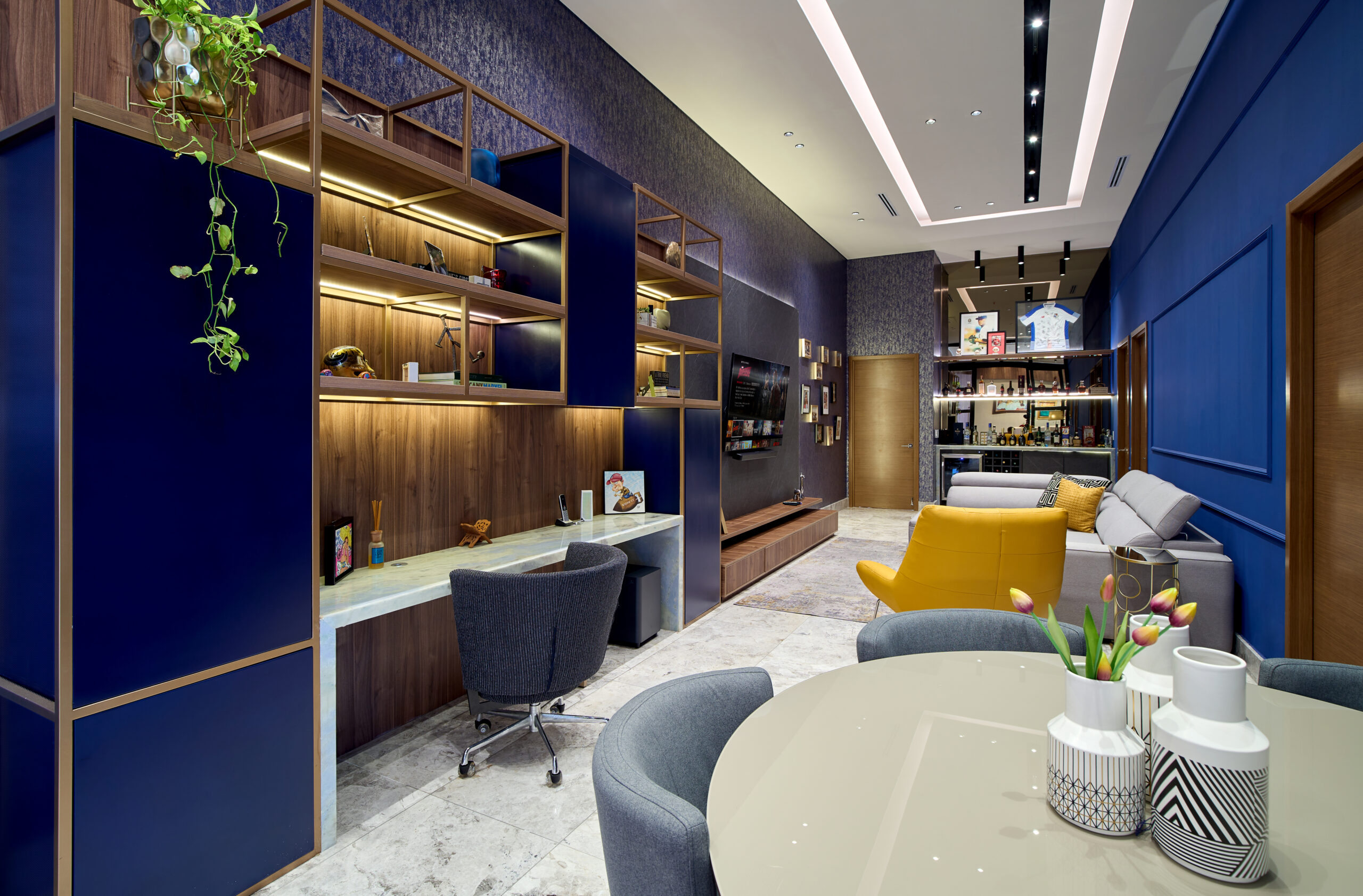 Diseño de interiores residencial en Santa María Golf & Country Club Panamá - Ceci Crespo